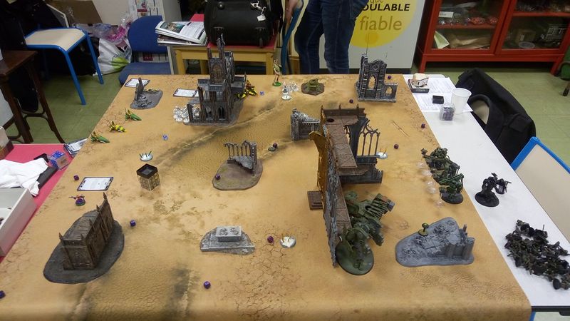 table de campagne eldar contre tau