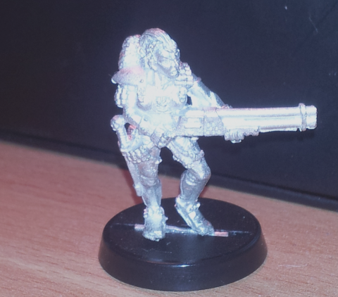 ester gang miniature with shotgun