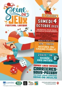 Affiche évènement Seine de jeux