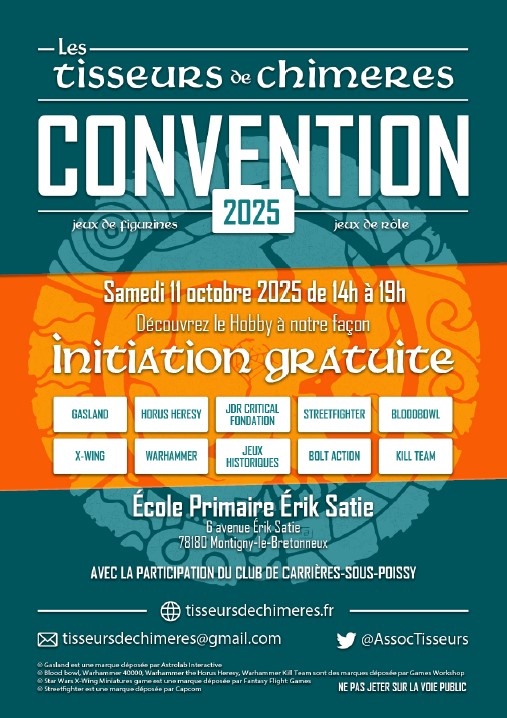 Convention des Tisseurs le 11 octobre